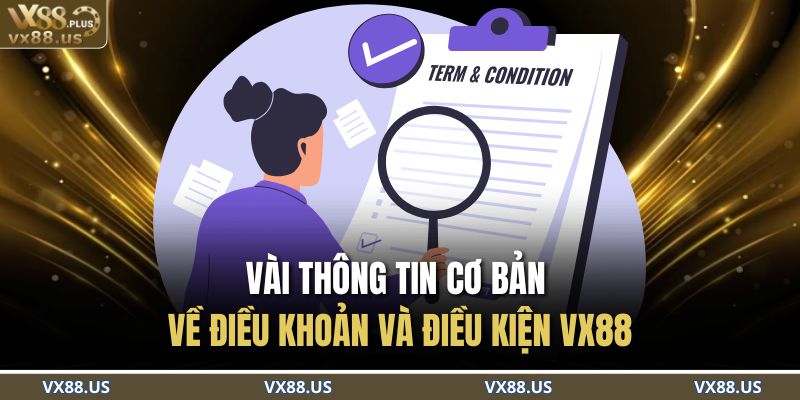 Vài thông tin cơ bản về Điều khoản và Điều kiện VX88